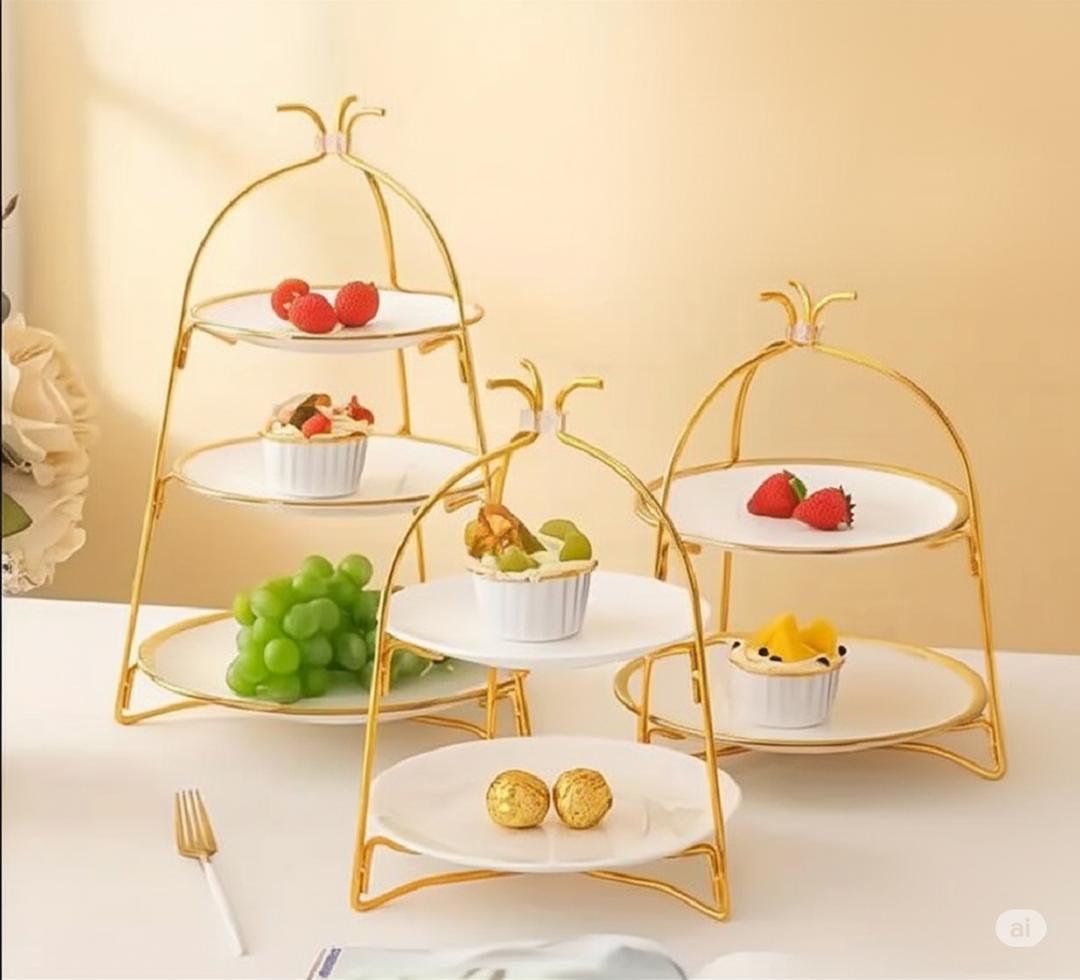 Golden iron tray
